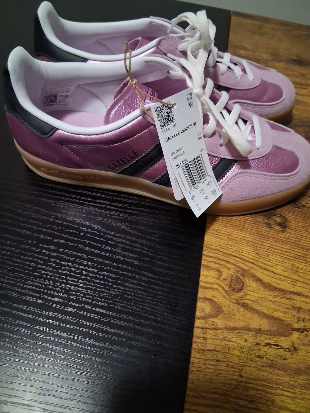 adidas Gazelle Indoor W Women’s Pink Athletic Sneakers - Picture 5 of 7